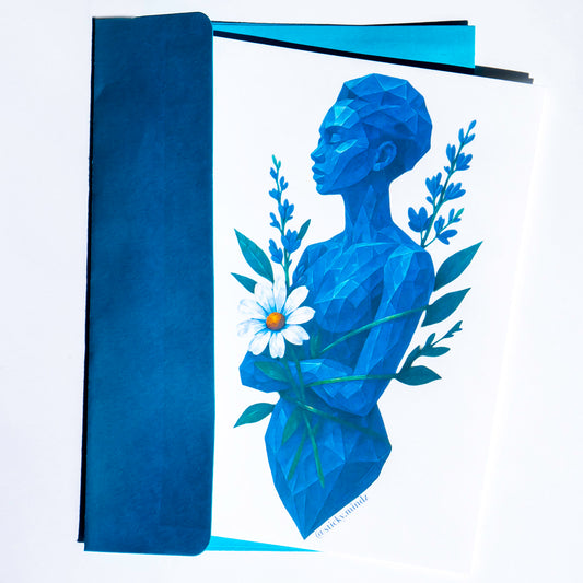Sapphire Greeting Card